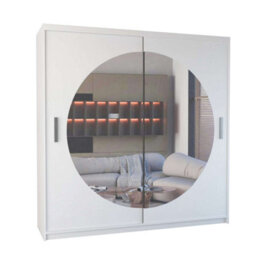 Sliding Wardrobes 4 u LTD Sliding Wardrobes 4U Venus Sliding Mirrored Wardrobe In 3 Colors And 2 Sizes (White - W1500mm, H2170mm) - thumbnail 2