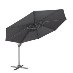 Dellonda 3M Cantilever Parasol With 360 Rotation, Tilt And Cover Grey - Dg267 - thumbnail 8
