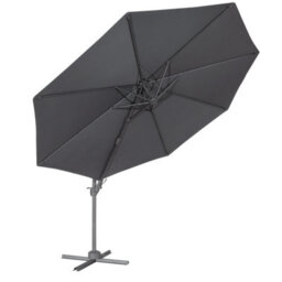 Dellonda 3M Cantilever Parasol With 360 Rotation, Tilt And Cover Grey - Dg267 - thumbnail 9