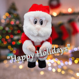 Dancing Singing Santa Christmas Decoration X 1 28.2Cm X 12.8Cm X 11.2Cm Red - thumbnail 4