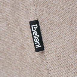 Beliani Dining Chair Swivel Anneberg Chenille Off-White/ Beige - thumbnail 8