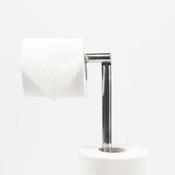 OHS Free Standing Toilet Roll Holder Space Saving Storage Bathroom Loo Roll Frame - thumbnail 5