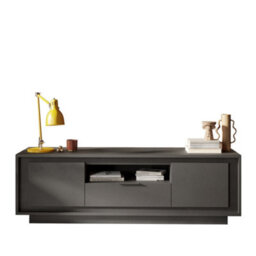 FurniComp LTD Furnicomp Berlin 2 Door 1 Drawer 180Cm Grey Tv Stand - thumbnail 2