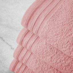 Gc Gaveno Cavailia 4 Pack Wilsford Supreme Bath Sheet Blush Pink Highly Absorbent Egyptian Cotton Towel Set - thumbnail 4