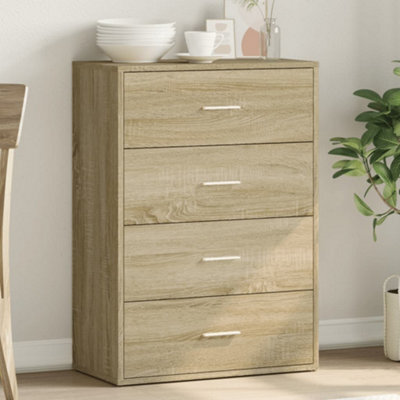 Vidaxl Sideboard Sonoma Oak 60X31X84 Cm Engineered Wood - image 1