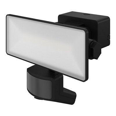 GoodHome Davern Awl1021-Ib Black Mains-Powered Cool White Outdoor Led Pir Floodlight 2000Lm - image 1