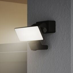 GoodHome Davern Awl1021-Ib Black Mains-Powered Cool White Outdoor Led Pir Floodlight 2000Lm - thumbnail 8