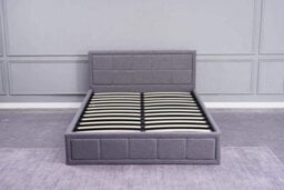 Kosy Koala Ottoman Storage Bed 3Ft Single Grey Wooden Fabric Bedroom - thumbnail 4