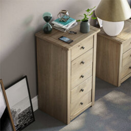 5 Drawer Narrow Chest Panama Drawer Chest Solid Pine Natural Wax Wood Bedroom Storage Furniture Unit - thumbnail 3