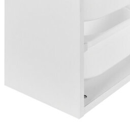 Wyld And Coco Brightnest Wall Shelf With 6 Storage Boxes, White - Space-Saving Wall-Mounted Storage For Nursery And Bedroom - thumbnail 9