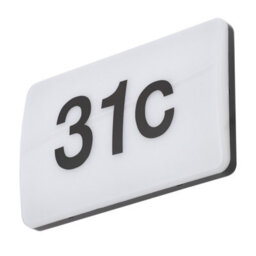 CGC Lighting Cgc Outdoor House Number Black Led Slim Wall Light - thumbnail 4
