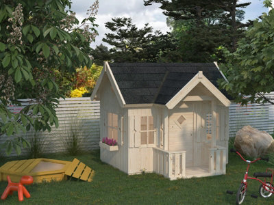 Palmako Jennie 3.6M² Playhouse  - 2.3M X 1.6M - 16mm Wall Logs - image 1