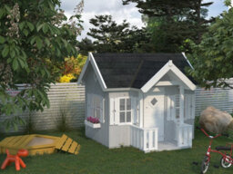 Palmako Jennie 3.6M² Playhouse  - 2.3M X 1.6M - 16mm Wall Logs - thumbnail 5