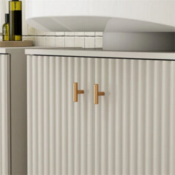 Stone Freestanding Under Sink Bathroom Storage Cabinet - thumbnail 4