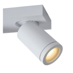 Lucide Taylor Modern Ceiling Spotlight Bar Bathroom - Led Dim To Warm - Gu10 - 3X5W 2200K/3000K - Ip44 - White - thumbnail 5