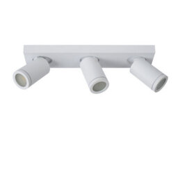 Lucide Taylor Modern Ceiling Spotlight Bar Bathroom - Led Dim To Warm - Gu10 - 3X5W 2200K/3000K - Ip44 - White - thumbnail 3