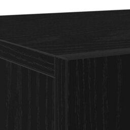 Vidaxl Sideboard Black Oak 90 X 34 X 80 Cm Engineered Wood - thumbnail 9