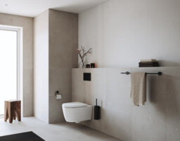 Smedbo Wall Mounted Toilet Roll Holder For Bathroom Toilet Paper - thumbnail 2
