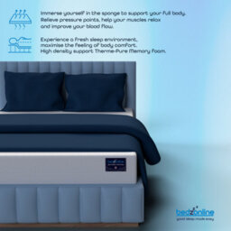 Bedz Online Bedzonline Straight Line 7-Zone Memory Foam Mattress, Anti-Allergy Medium Firm, 3Ft Single (90X190Cm) - thumbnail 7