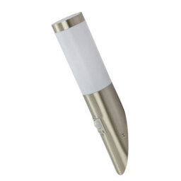 Luminosa Lighting Luminosa Boston Pir Outdoor Modern Wall Lamp Stainless Steel Ip44 1X E27 3000K - thumbnail 2