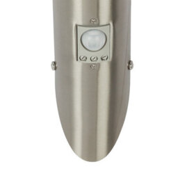 Luminosa Lighting Luminosa Boston Pir Outdoor Modern Wall Lamp Stainless Steel Ip44 1X E27 3000K - thumbnail 5