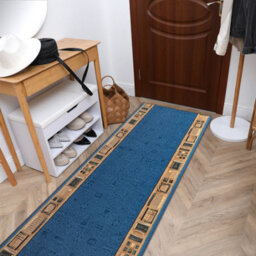 RugsX Runner Anti-Slip Jena Blue 100Cm  100X110 Cm - thumbnail 3