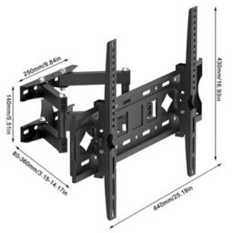 Full Motion Swivel Tilt Tv Wall Bracket For 32-75 Inch Tv - thumbnail 2