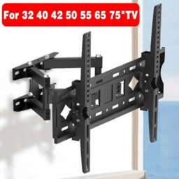Full Motion Swivel Tilt Tv Wall Bracket For 32-75 Inch Tv - thumbnail 1