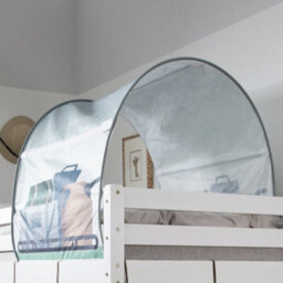Nöa & Nani Noa & Nani Cabin Kids Solid Wood Midsleeper Bed With Safari Overland Off Road Package In Classic White Moro - thumbnail 5