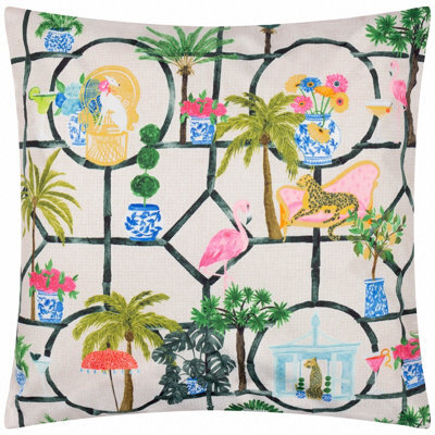 Furn. Palm Royale Club Printed Outdoor Cushion Cover - image 1