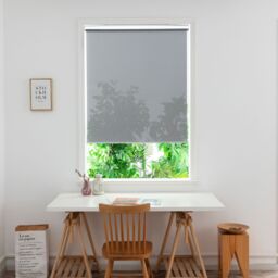 GoodHome Badallo Corded Concrete Grey Daylight & Thermal Roller Blind (W)120Cm (L)180Cm - thumbnail 8