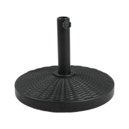 Breeins Black 20Kg Cement Outdoor Parasol Base Umbrella Stand For 38mm/48mm - thumbnail 1