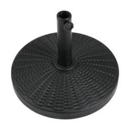 Breeins Black 20Kg Cement Outdoor Parasol Base Umbrella Stand For 38mm/48mm - thumbnail 3