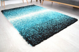 "Bravich Teal Blend Shaggy Rug - California - 200X290Cm (6'8""x9'7"")" - thumbnail 7
