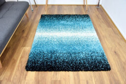 "Bravich Teal Blend Shaggy Rug - California - 200X290Cm (6'8""x9'7"")" - thumbnail 6