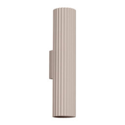 Luminosa Lighting Luminosa Karbon 30Cm Up & Down Wall Lamp Taupe 2X Gu10