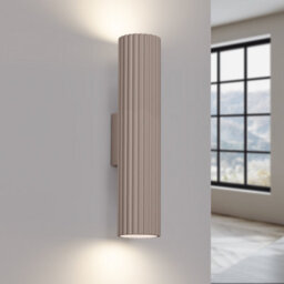 Luminosa Lighting Luminosa Karbon 30Cm Up & Down Wall Lamp Taupe 2X Gu10 - thumbnail 3