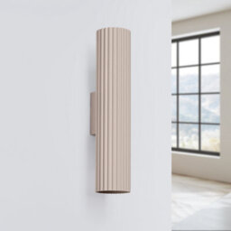 Luminosa Lighting Luminosa Karbon 30Cm Up & Down Wall Lamp Taupe 2X Gu10 - thumbnail 2
