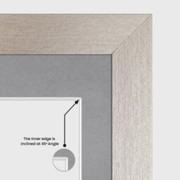 AK Frames 26X8 Aluminum Modern Multi Photo Frame With Mid Grey Mount - Holds 5 Apertures (5X) 6X4 Photos - thumbnail 7
