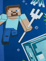 Minecraft Beware Of The Dark Single Duvet Cover And Pillowcase Set - thumbnail 7