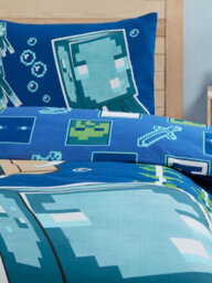 Minecraft Beware Of The Dark Single Duvet Cover And Pillowcase Set - thumbnail 5