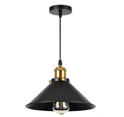 Indoor Chandelier Modern Retro Wrought Iron Ceiling Pendent Lamp Black - image 1