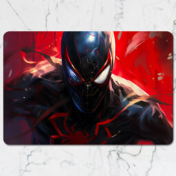 Benjamin Tate Design Spider Man Black Suit Premium Placemat And Coaster Set - thumbnail 2