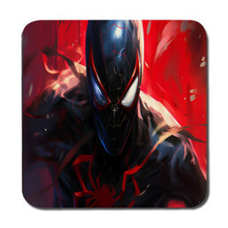 Benjamin Tate Design Spider Man Black Suit Premium Placemat And Coaster Set - thumbnail 3