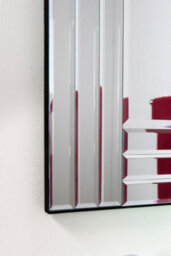 Mirroroutlet Oakley All Glass Triple Edge Bevelled Wall Mirror 100 X 70 Cm - thumbnail 4