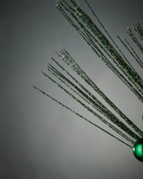 Werchristmas Sage Green Glitter Bauble Spray 72 Cm - thumbnail 3