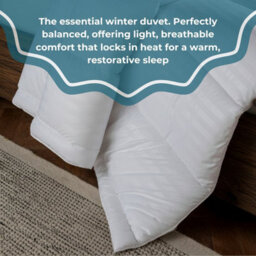 MHG Living 16.5 Tog Winter Duvet - Hypoallergenic Stripe Microfibre, Soft, Breathable & Machine Washable - Single - thumbnail 3
