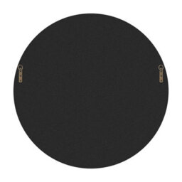 Furniturebox Uk Inga Walnut Wood Medium Round 80Cm Wall Mirror - thumbnail 4