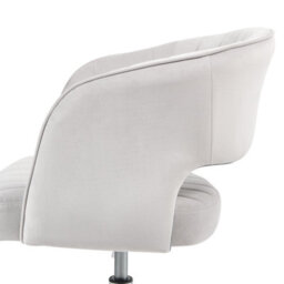 Beliani Desk Chair Katonah Velvet Light Grey - thumbnail 9