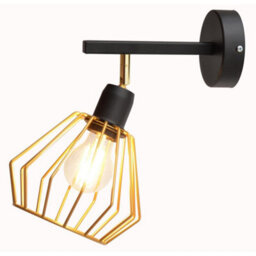 Luminosa Lighting Luminosa Agat Wall Lamp Black, Gold 30Cm - thumbnail 4